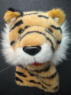 Plush Tiger Hand Puppet - Dakin pretend play Toy vintage 1994